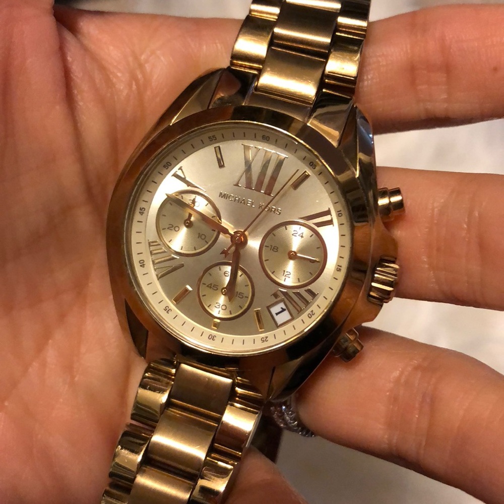 Michael Kors Bradshaw Goldtone Chronograph Watch